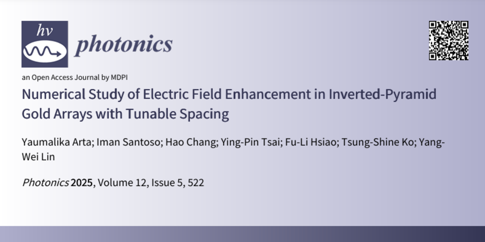 Numerical Study of Electric Field Enhancement in Inverted-Pyramid  Gold Arrays with Tunable Spacing